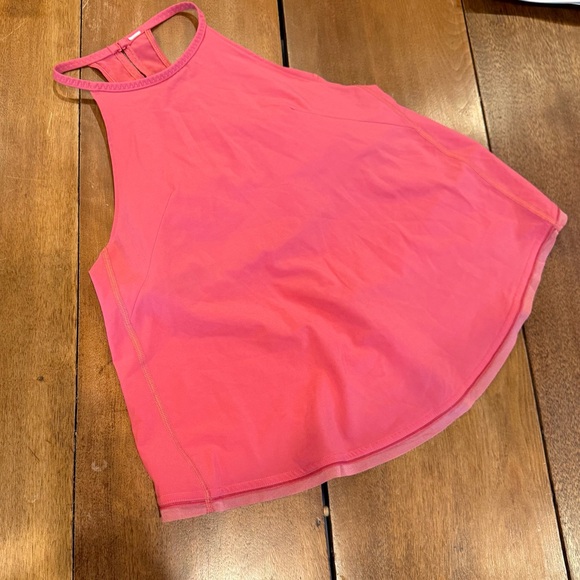 Lululemon Free Spirit Workout Tank w/ Builtin Bra Fireside Red Pink Size 4 Yoga - Picture 7 of 15